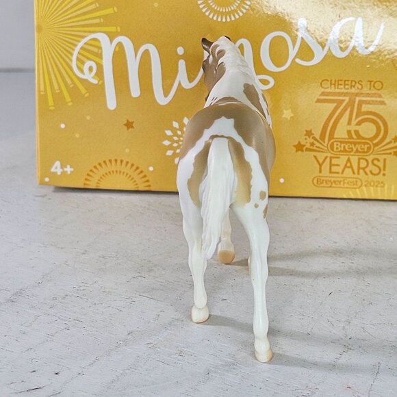 Breyer Breyerfest 2025 SR Stablemate Break Out the Bubbles Mimosa Indian Pony - Picture 6 of 9